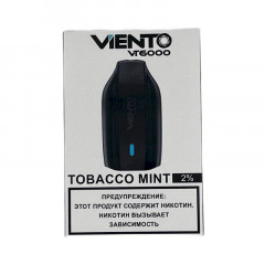 Электронная сигарета Viento VT 6000 - Табак мята (Tobacco Mint)